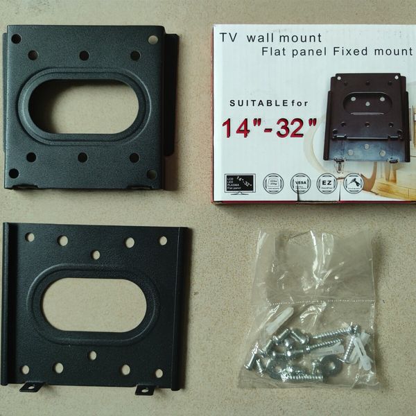 Computer Wall Mout Mini PC VESA Mount TV Monitor Brackets Easy Desk Compatible