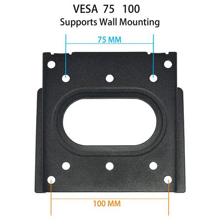 Computer Wall Mout Mini PC VESA Mount TV Monitor Brackets Easy Desk Compatible