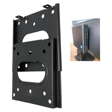 Computer Wall Mout Mini PC VESA Mount TV Monitor Brackets Easy Desk Compatible