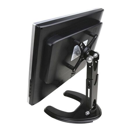 U Shape 10 inch to 27 inch 180 Degree Adjustable LCD Monitor Stand Mount Folding VESA Monitor Stand All Metal Body With VESA Hole 75x75mm 100x100mm