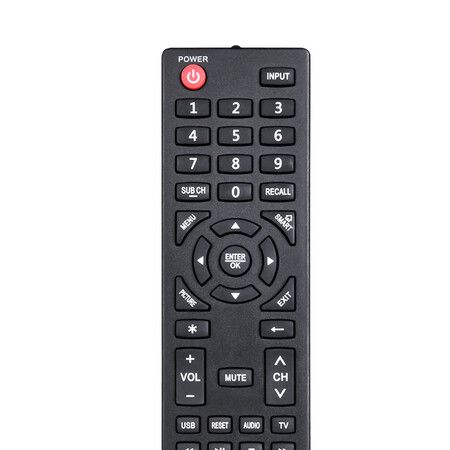 MC42NS00 Replacement Remote Control fit for Sanyo TV DP24E14 DP39D14 DP42D24 DP50E44 DP55D44 DP58D34 DP65E34 FVD3924 FVD5044 FVF5044