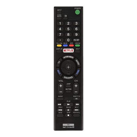 RMT-TX100U Universal Remote Control for Sony TV Remote All Sony LCD LED HDTV Smart bravia TVs, No Setup Needed