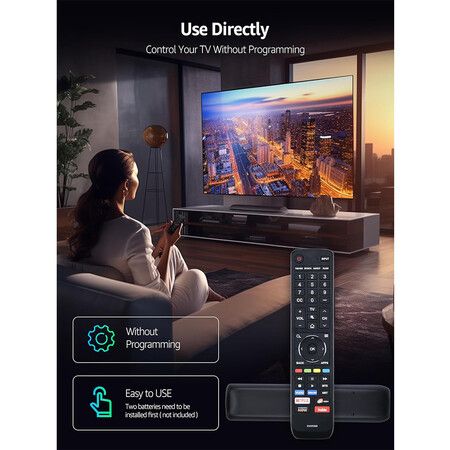 EN3R39S Replaced Remote fit for Sharp 4K Smart TV LC-55Q7000U