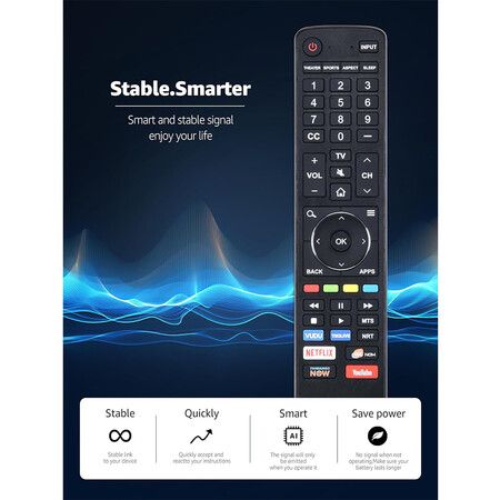 EN3R39S Replaced Remote fit for Sharp 4K Smart TV LC-55Q7000U