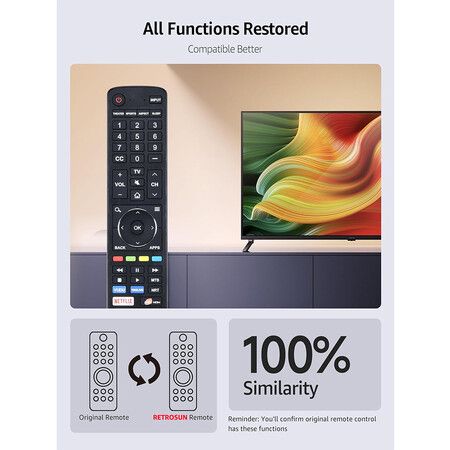 EN3R39S Replaced Remote fit for Sharp 4K Smart TV LC-55Q7000U