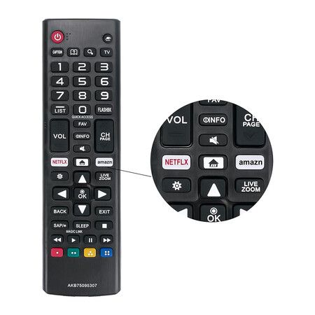 AKB75095307 Remote Control Replacement fit for LG LED LCD TV