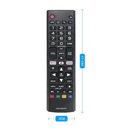 AKB75095307 Remote Control Replacement fit for LG LED LCD TV