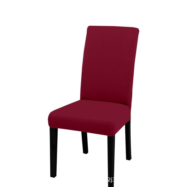 Dining Chair Cover Stretchable Slipcover Seat Protector Removable For Home Hotel Dining Table Chairs Color Red