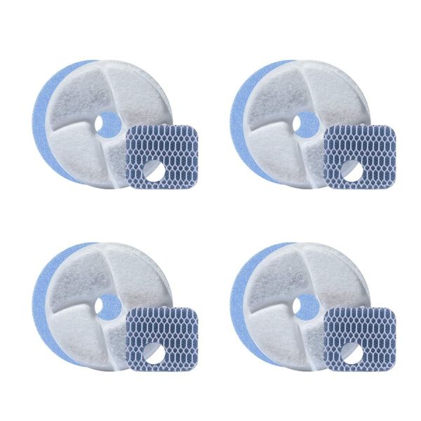 Replacement Cat Filter Water Fountain 4pcs Pet Drinking WF120 Filter Replacements