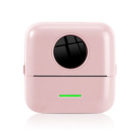 Mini Inkless Thermal Printer for iOS and Android for Bluetooth Wireless Mini Portable Printer for DIY,Memo,List (Pink)