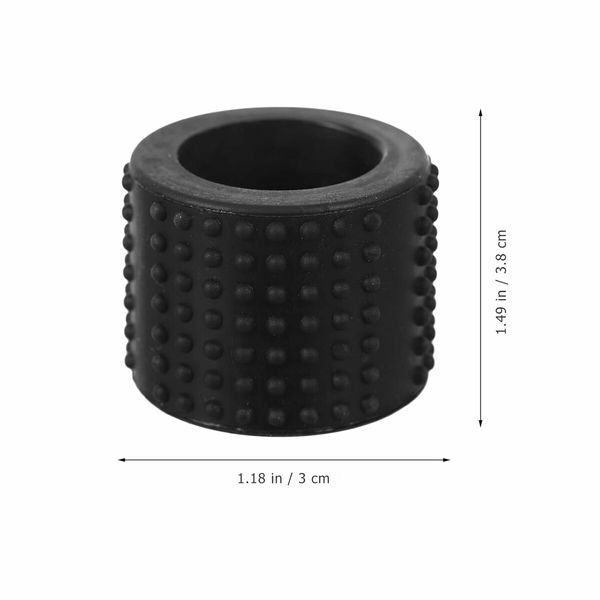 Tattoo Grip Tape Silicone Tattoo Grip Pen Cover Wrap Holder Black Cohesive Bandage Tape Handle Grip Tube for Tattoo Machine Grip Accessories 25mm