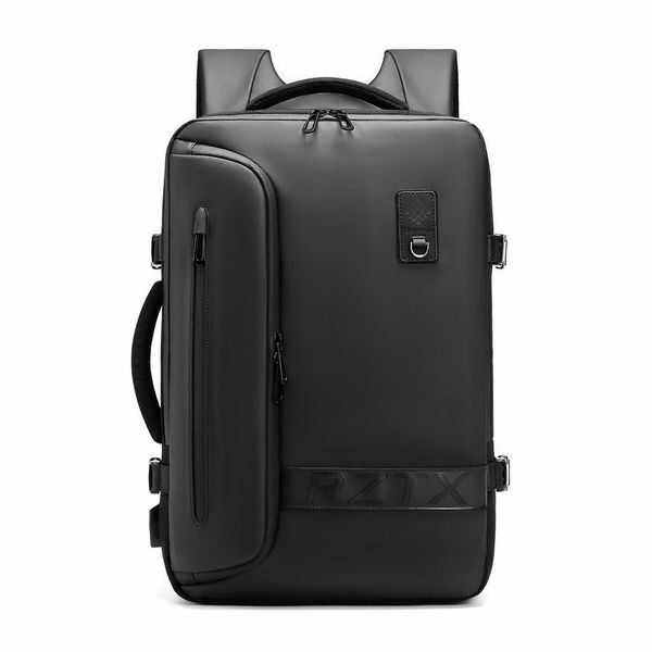 Vacuum Travel Backpack Carryon Luggage Compression Bag Rucksack Men Laptop Vac Pack Work Business Expandable USB Charging Port