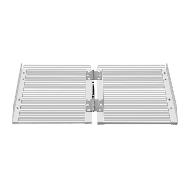 Wheelchair Ramp Steps Stairs Folding Portable Threshold Mobility Aid Handicap 270kg Aluminium Loading Access 61x73.5cm