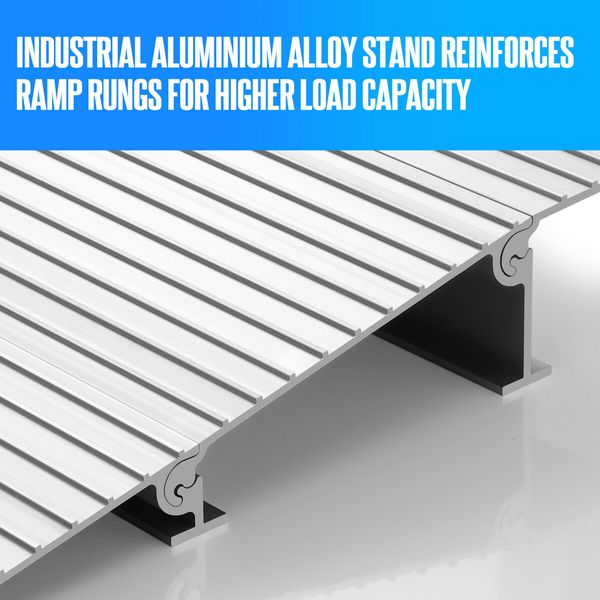 Threshold Ramp 5cm Rise Door Entry Mobility Disability Access 360kg Wheelchair Walker Scooter Aluminium Loading Home Portable