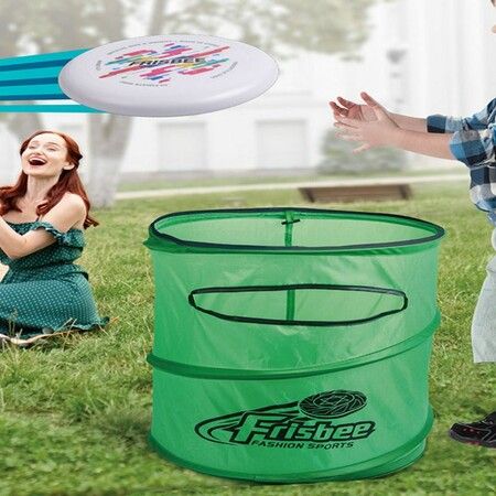 Frisbee Toss Outdoor Lawn Game Set Family Game Fun Activity Kids Toy