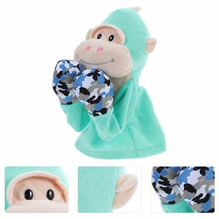 Plush Animal Hand Puppets Boxing Kids Monkey Playtime Animal Birthday Christmas Gifts