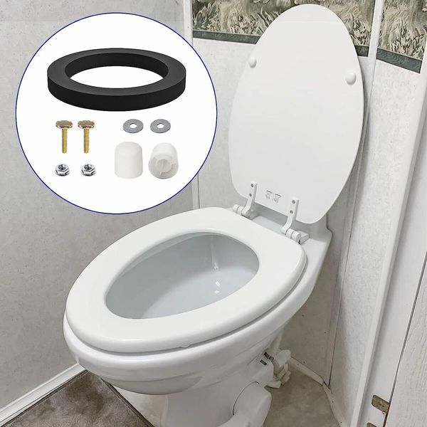 RV Toilet Seal, Replace 385311652 RV Toilet Seal Kit and 385311658 RV Toilet Flush Seal, Compatible with Dometic 300/310/320 Toilet