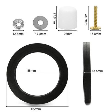 385311652 RV Toilet Seal, Toilet Base Seal Kit for Dometic 300, 310, 301 Toilet