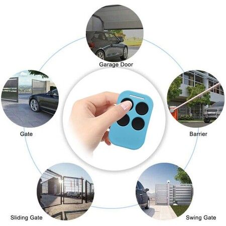 Universal Multi-Frequency Garage Remote Control Duplicator 280-868MHz 4 Door Opener,Ensure Your Model in Brand Table List