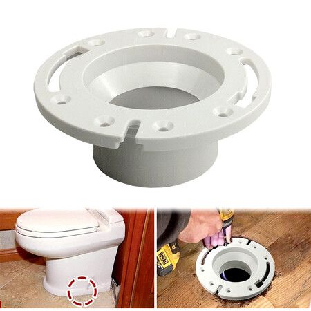 3 in 1 RV Toilet Seal Kit, 385345892 Toilet Socket Floor Flange Kit for RV 300, 310, 320 RV Toilets, Toilet Replacement Seal for RVs, Boats