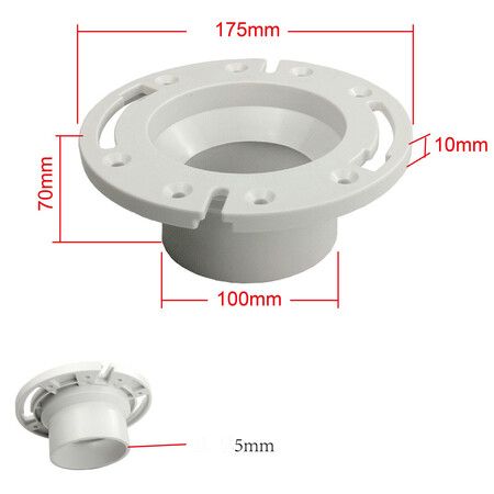 3 in 1 RV Toilet Seal Kit, 385345892 Toilet Socket Floor Flange Kit for RV 300, 310, 320 RV Toilets, Toilet Replacement Seal for RVs, Boats