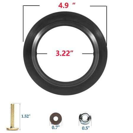 12524 Closet Bolt Kit, Compatible with Thetford Aqua Magic IV and V High and Low Hand Flush Fresh Water Permanent Toilets