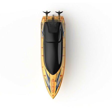 High Speed RC Boat 30+ MPH Fast Remote Control Boat  Rechargeable Battery Storage Package 2.4GHz Electric Boats with LED Lights for Pool Lake