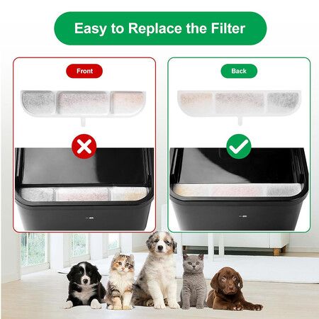 Cat Water Fountain Filter, 6 Pack Pet Fountain Filter Replacement Filters