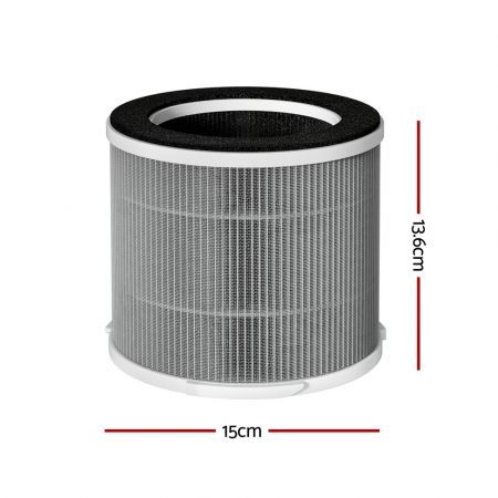 Devanti Replacement Filter Air Purifier HEPAh11 Filters Carbon 3-layer