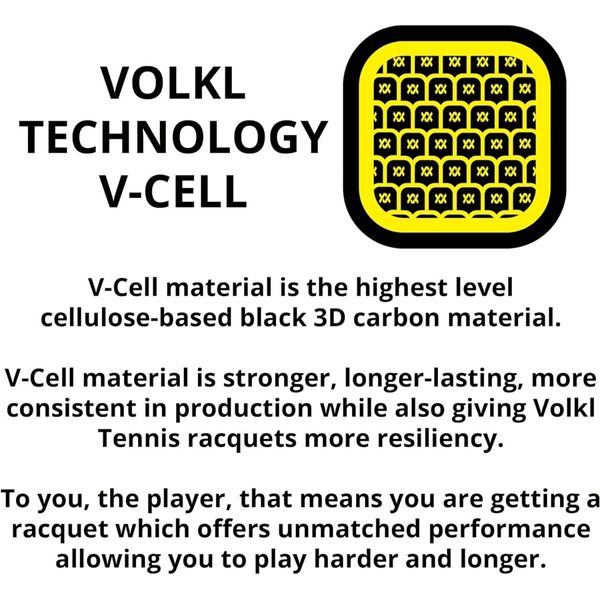 VOLKL V-CELL 10 (320g) Tennis Racquet - Unstrung - 4 3/8