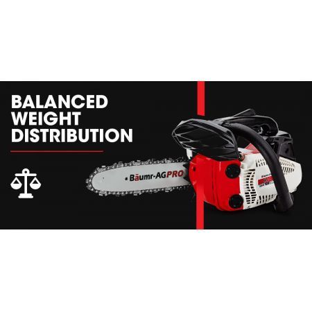 Baumr-AG 25CC Petrol Chainsaw Arborist 10 Bar Tree Pruning Garden Chain Saw