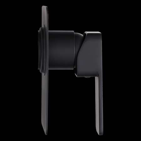 Single Square Shower Bath Mixer Tap Bathroom WATERMARK Approved in Black