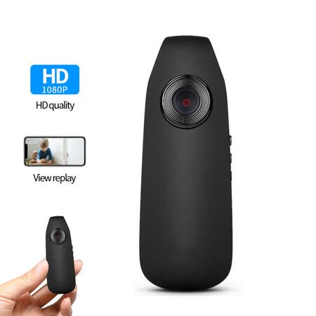 Mini Cameras with Audio and Video Recording, 1080P FHD Loop Recording Hidden Body Camera, for Daily, Cycling, Work Records, 1 Pack