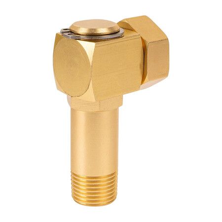 Garden Hose Adapter for Hourleey , Brass Replacement Part Swivel, Hose Reel Parts Fittings