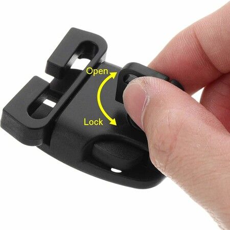 8 Sets Spa Hot Tub Cover Clips Latch Replacement Kit Hot Tub Cover Latches Clip Lock, 50x46mm