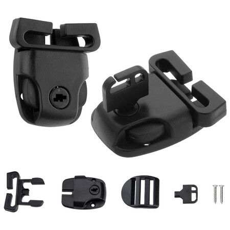 8 Sets Spa Hot Tub Cover Clips Latch Replacement Kit Hot Tub Cover Latches Clip Lock, 50x46mm