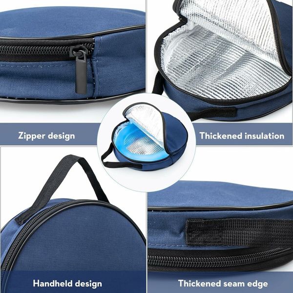 Insulated Bag,Neck Cooling Thermal Insulated Bag,Extend The Time to Keep Cold,Blue