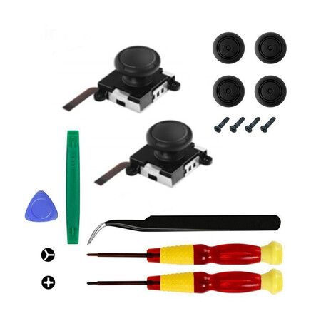 2 Pcs Replacement Joystick Analog Thumb Stick Repair Kit for Nin-tendo Switch