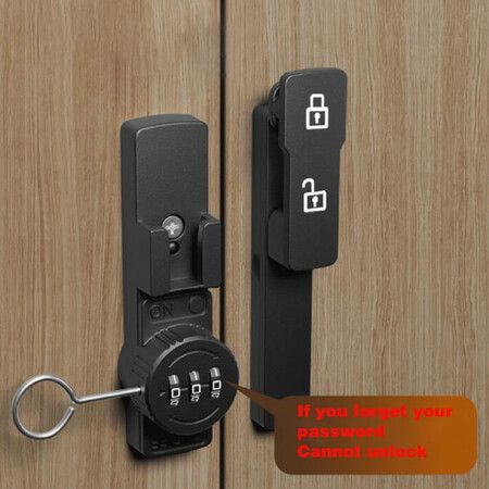 Password 90 Degree Lock Sliding Barn Door Latch Right Angle Door Latch Luminous Code