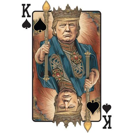 Trump Family Poker Playing Cards for Poker Nights, 52 Cards and 2 Jokers