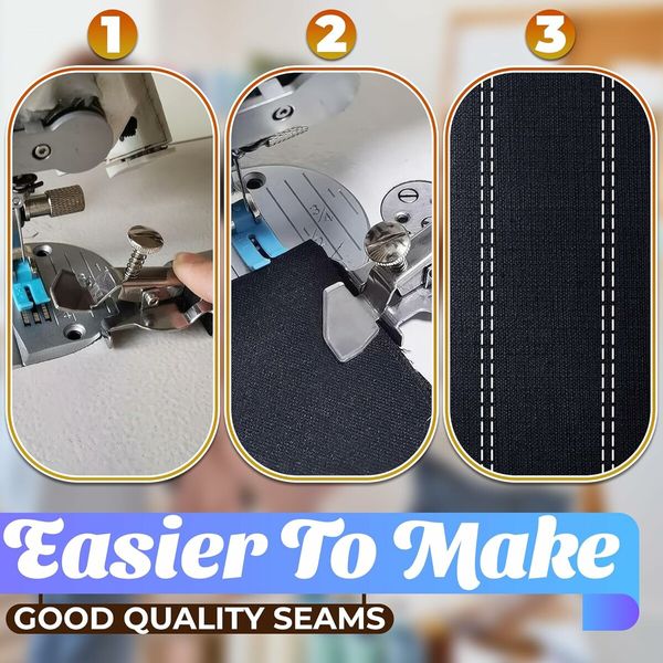 Magnetic Seam Guide for Sewing Machine