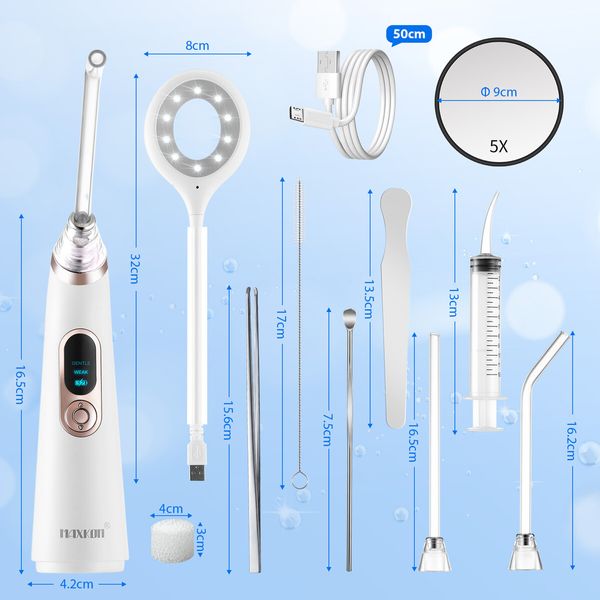 Tonsil Stone Removal Kit Remover Electronic Rock Extractor Oral Care Extraction Tool Cleaner Mouth Vacuum Cleaning 5 Suction Modes