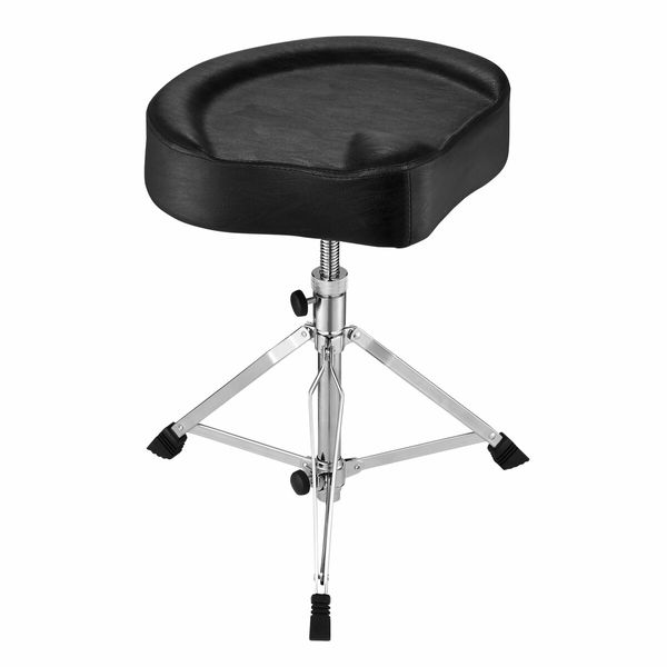 Drum Saddle Stool Seat Musician Throne Swivel Adjustable Ergonomic Heavy Duty Padded Guitar Playing Practice Chair