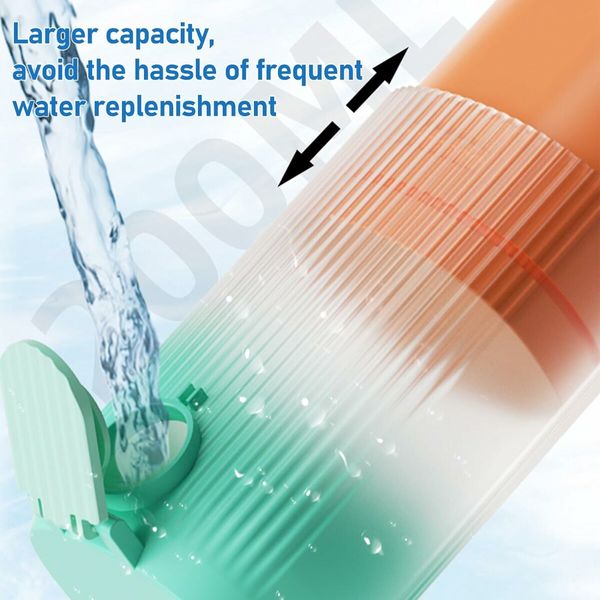 Portable Water Flosser for Teeth Travel, Mini Small Water Flosser, Orange