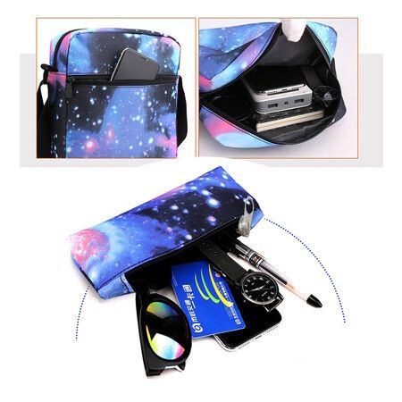 3PCS Kids School Set Backpack Crossbody Bag Pencil Case Perfect Gift Birthdays Holidays Back to School Essentials Christmas Grinch