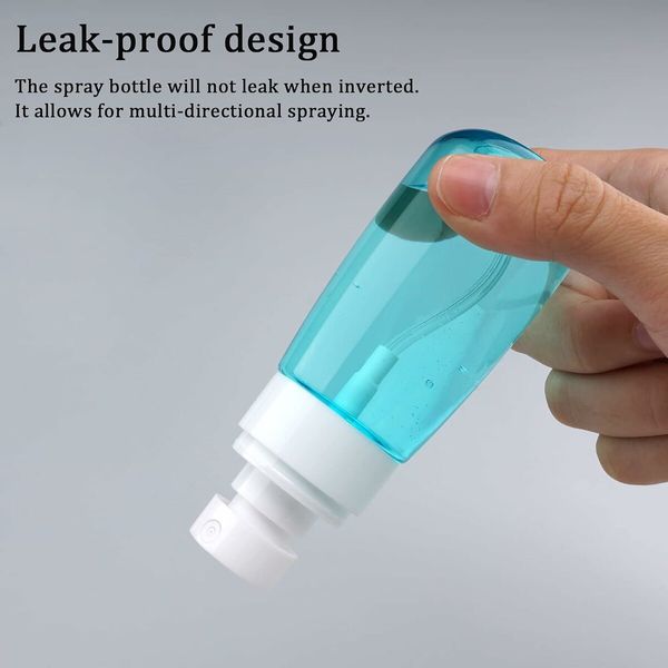 2Pcs Small Spray Bottle Travel Size 100ml, Mini Travel Sized Spray Bottles for Toners, Face and Hair Mist