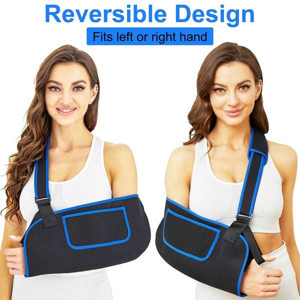 Arm Sling for Shoulder Injury Rotator Cuff Torn Wrist and Elbow Surgery for Left and Right