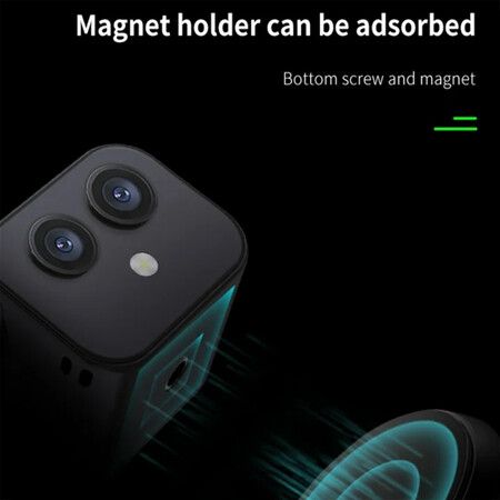 Mini Camera 1080P Dual Lens Camera 170 Degree Wide Angle Easy Operating Clear Night Vision Lightweight Portable Cams