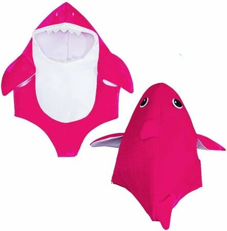 Kids Baby Shark Costume Halloween Costume jumpsuit Boys Girls Height 110cm Col Pink