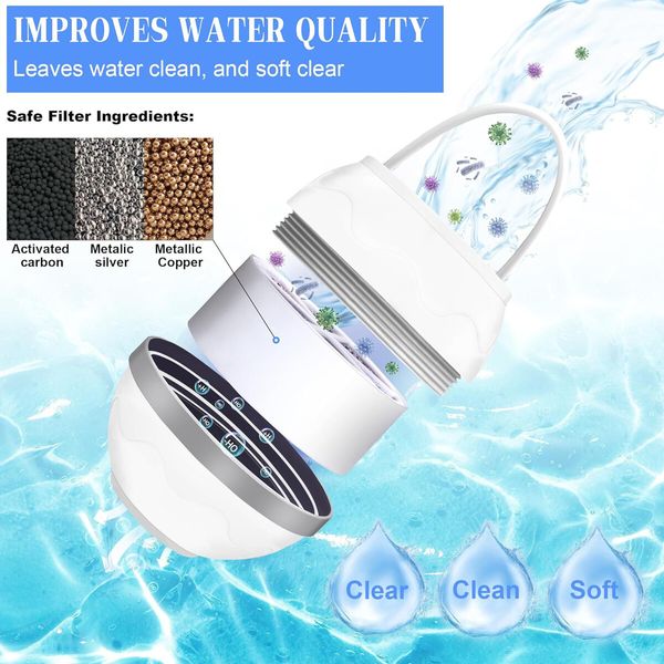 Bath Ball Filter,8 Stages Bath Filter,Removes Hundreds of Contaminants,Purify Your Bathwater